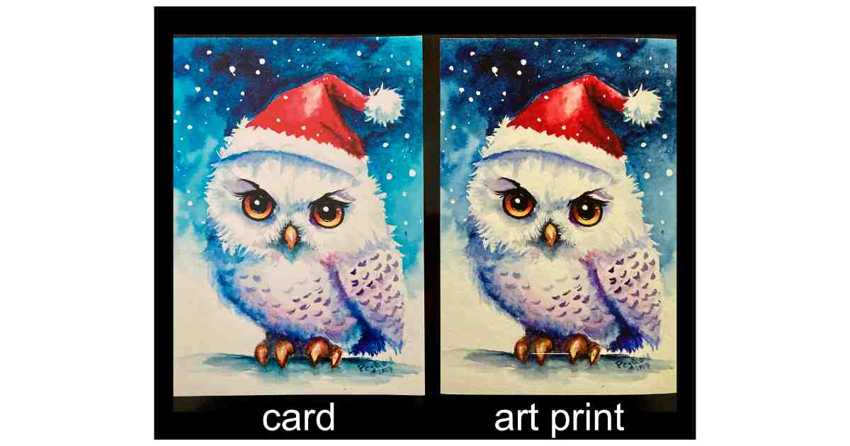 Art Print vs Art Card